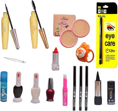 

ADS Super Makeup Combo (16 in 1)(Set of 16)