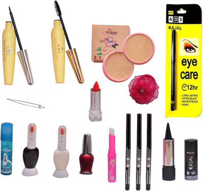 

ADS Complete Mini MakeUp Combo (16 in 1)(Set of 16)