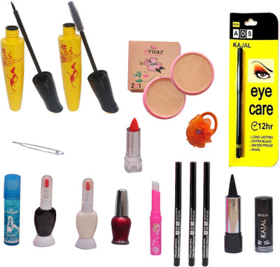 ADS Best Makeup Combo (16 in 1)(Set of 16)