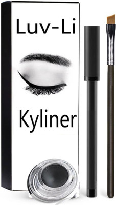 

Luv-Li PROFESSIONAL IMPORTED COMBO OF GEL LINER, KAJAL LINER PENCIL, BRUSH(Set of 3)