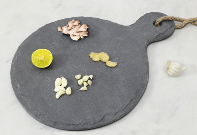 

Organic Home Black Cheese Board Stoneware Cutting Board(Black)
