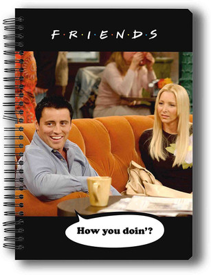 

MC SID RAZZ A5 Notebook(Friends-Tv Series, Multicolor, Pack of 2)