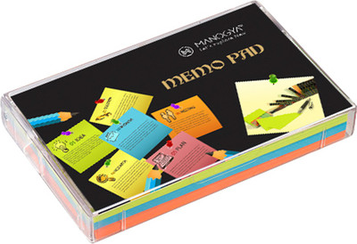 

MANOGYA Pocket-size Memo Pad(Musical Memo Pad, Multicolor)