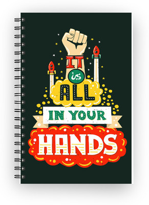 

Inkalabh A5 Notebook(Custom Printed, Handmade on Demand, Multicolor)