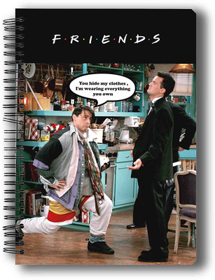 

MC SID RAZZ A5 Notebook(Friends-Tv Series, Multicolor, Pack of 2)