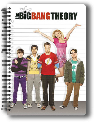 

MC SID RAZZ A5 Notebook(The Big Bang theory, Multicolor, Pack of 4)