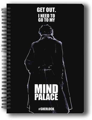 

MC SID RAZZ A5 Notebook(Sherlock, Multicolor, Pack of 2)