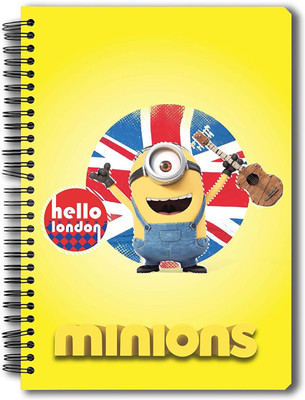 

MC SID RAZZ A5 Notebook(Minions, Multicolor, Pack of 4)
