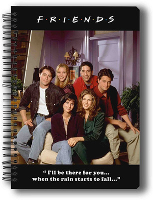 

MC SID RAZZ A5 Notebook(Friends-Tv Series, Multicolor, Pack of 4)