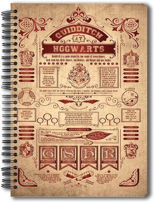 

MC SID RAZZ A5 Notebook(Harry Potter, Multicolor, Pack of 4)