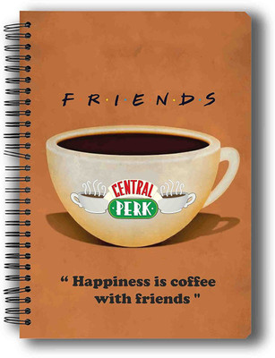 

MC SID RAZZ A5 Notebook(Friends-Tv Series, Multicolor, Pack of 4)