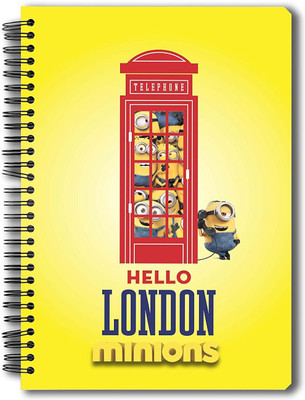 

MC SID RAZZ A5 Notebook(Minions, Multicolor, Pack of 2)