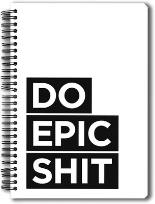 

MC SID RAZZ A5 Notebook(Quote, Multicolor, Pack of 2)