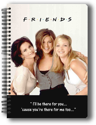

MC SID RAZZ A5 Notebook(Friends-Tv Series, Multicolor, Pack of 2)