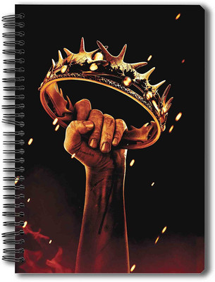 MC SID RAZZ A5 Notebook(Game of Thrones, Multicolor, Pack of 2)