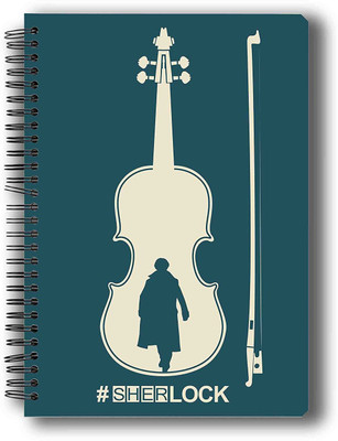 

MC SID RAZZ A5 Notebook(Sherlock, Multicolor, Pack of 4)