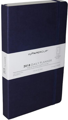 

mypaperclip Regular Planner(384 Pages 2018 Hand Drawn Daily Planner, Aubergine)