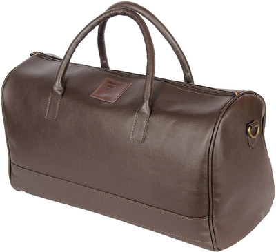

VAMSUM Brouno Holiday Weekender Artificial leather Travel Duffel Bag(Brown)