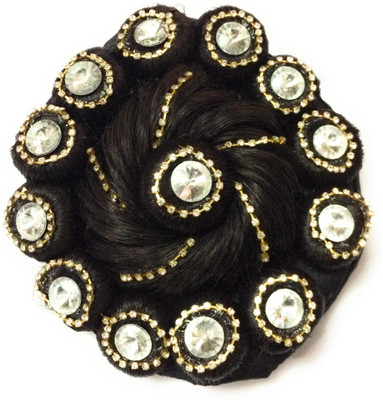 

Haveream Stylish studded juda Bun(Black)
