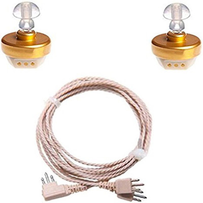 

S.S.AXON Wire with Receiver Set For Both Ears For Siemens Pocket Model Amiga 178 Hearing Aid(Beige)