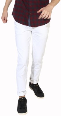CALCIUM Slim Men White Jeans