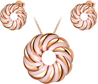 

Nakabh Alloy Jewel Set(Gold, White)