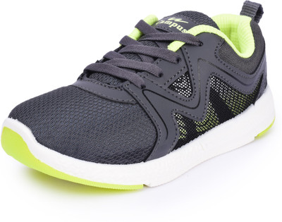 

Campus Boys Lace Walking Shoes(Grey, Grygrn