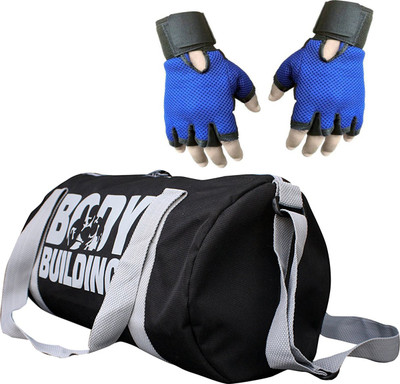 

Cp Bigbasket Combo Set Polyester Black Sport Gym Duffle Bag, Netted Gym & Fitness Gloves (Black) Gym & Fitness Kit