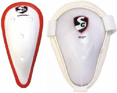 

SG Combo of Two, one 'Litevate' Abdominal Guard and one 'Test' Abdominal Guard (Color On Availability)- Cricket Kit