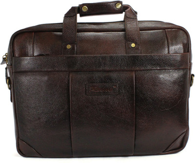 

REINE 14 inch Laptop Messenger Bag(Black), Brown