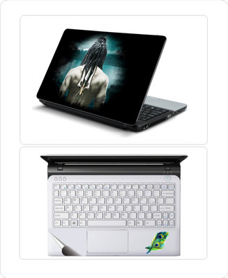 Namo Art Shiva Back Trishul Vinyl Laptop Decal 15.6
