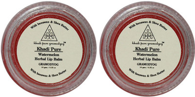 

Khadi Pure Herbal Watermelon Lip Balm Fruity(Pack of: 2, 20 g)