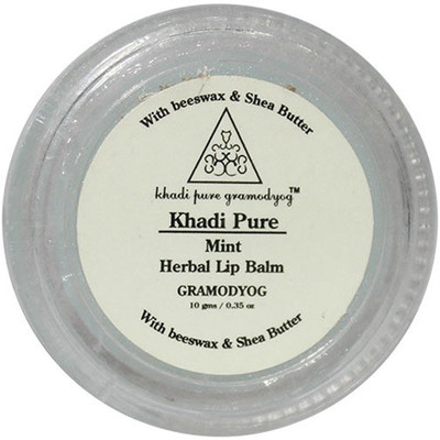 

Khadi Pure Herbal Mint Lip Balm Mint(Pack of: 1, 10 g)