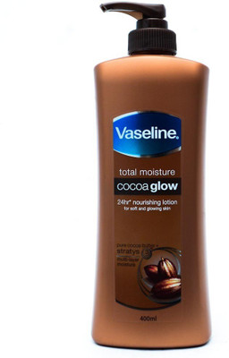 

Vaseline Cocoa Glow 24hr. nourishing Lotion for soft and glowing skin Imported(400 ml)