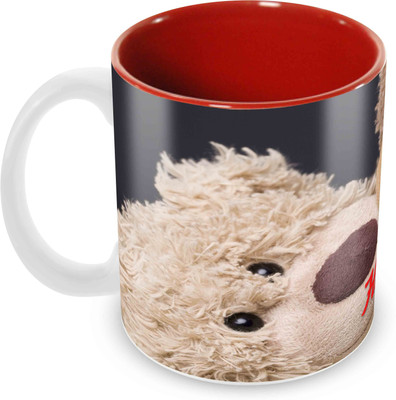 

Tuelip Printed Birthday To Bee Tea & Coffee Ceramic Mug(350 ml), Multicolor