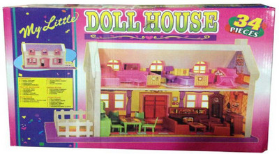 

MRKIDSTOY New Big Country Doll House(Multicolor)