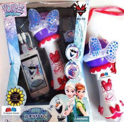 

GRAPPLE DEALS Beautiful Princess Voice Microphone With Recording And Many Interactive Feature For Kids.(Multicolor)