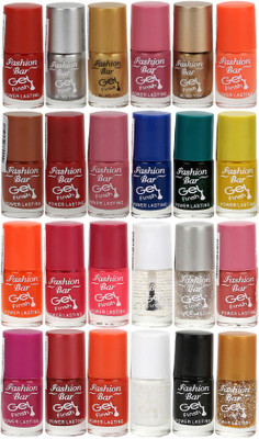 

Fashion Bar Nail Polish Lowest Price Combo 1050 Muticolor(Pack of 24)