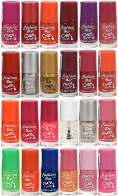 

Fashion Bar Nail Polish Lowest Price Combo 1036 Muticolor(Pack of 24)