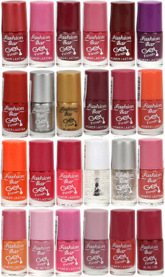 

Fashion Bar Nail Polish Lowest Price Combo 1040 Muticolor(Pack of 24)