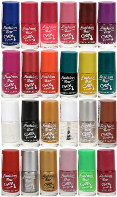 

Fashion Bar Nail Polish Lowest Price Combo 1011 Muticolor(Pack of 24)