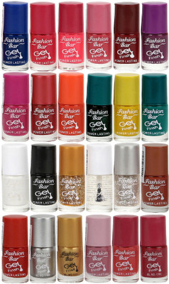 

Fashion Bar Nail Polish Lowest Price Combo 1012 Muticolor(Pack of 24)