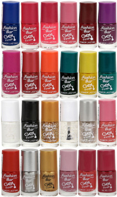 

Fashion Bar Nail Polish Lowest Price Combo 1013 Muticolor(Pack of 24)