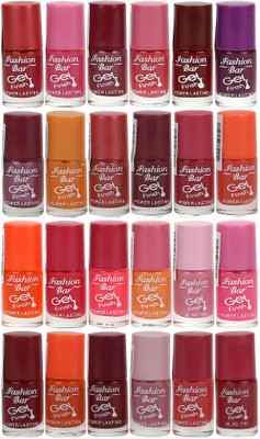 

Fashion Bar Nail Polish Lowest Price Combo 1061 Muticolor(Pack of 24)