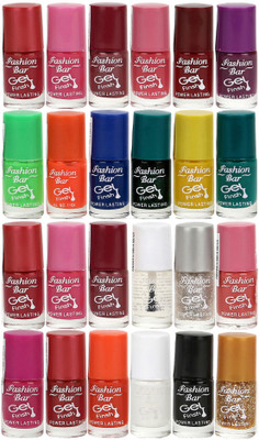 

Fashion Bar Nail Polish Lowest Price Combo 1029 Muticolor(Pack of 24)