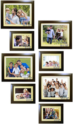 

Allure Acrylic Photo Frame(Brown, 8 Photos)