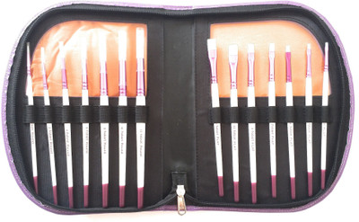 

FAB ART Round, Flat Paint Brush(Multicolor)