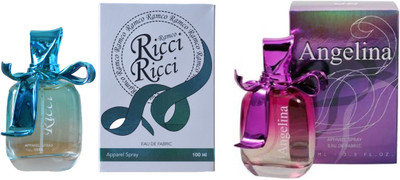 

Ramco Exotic Ricci Ricci Blue and Angelina Combo Perfume (100ml Each) Eau de Parfum - 200 ml(For Men & Women)