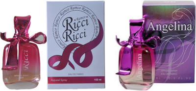 

Ramco Exotic Ricci Ricci Pink and Angelina Combo Perfume (100ml Each) Eau de Parfum - 200 ml(For Women)