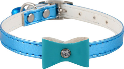 

SRI High Quality Designer Adjustable Bow Design Collar For Puppy/Cat Cat Everyday Collar(, BLUE